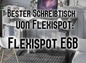Flexispot E6B - der beste elektrisch höhenverstellbare Schreibtisch von Flexispot